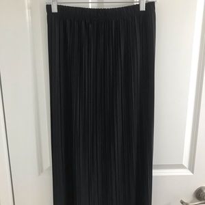 Zara pleated midi skirt